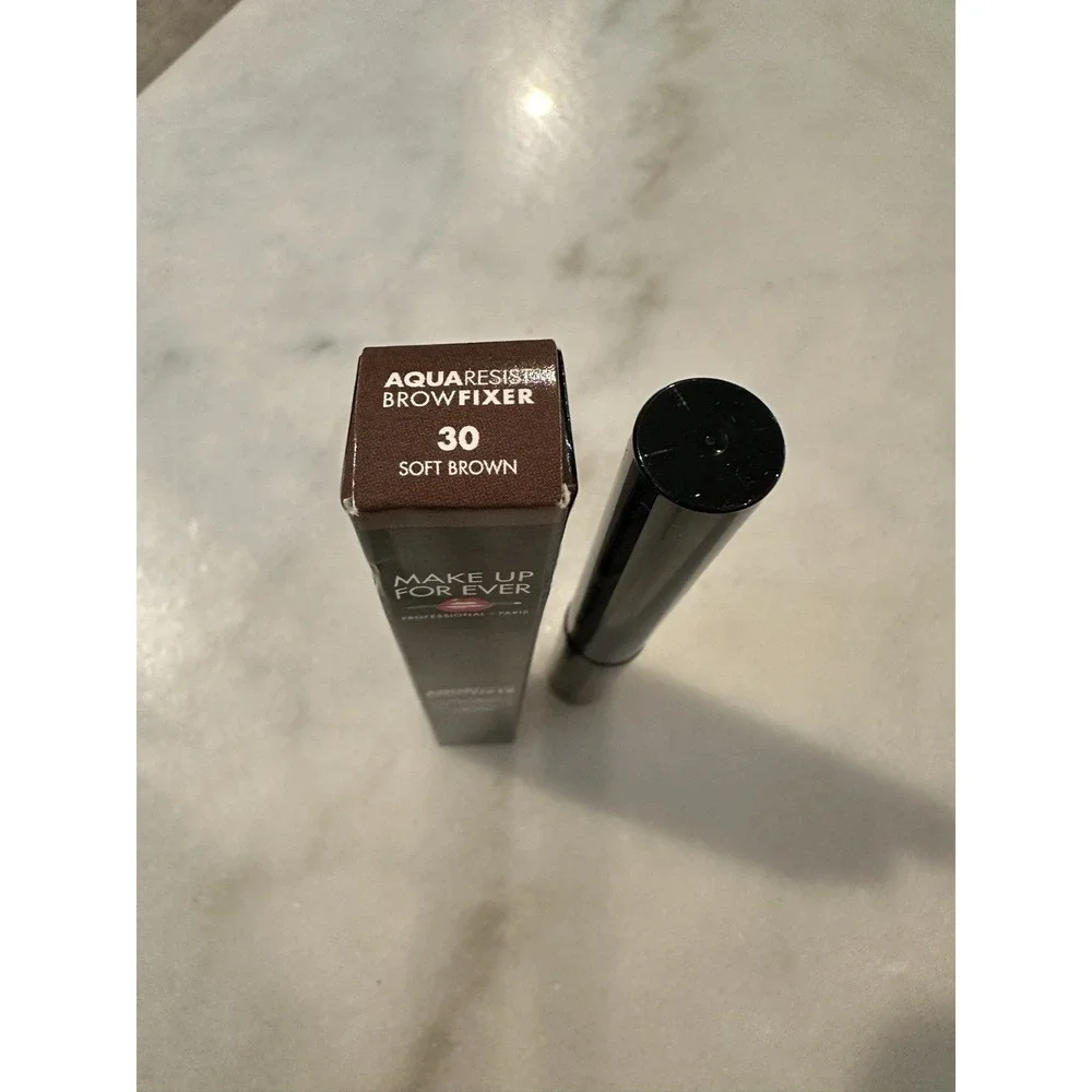 Make Up For Ever SOFT BROWN Aqua Resist Brow Fixer Waterproof Tinted Eyebrow Gel